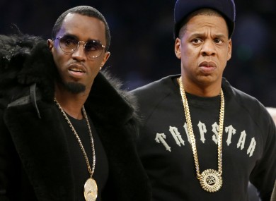 Jay Z and fellow music mogul Sean