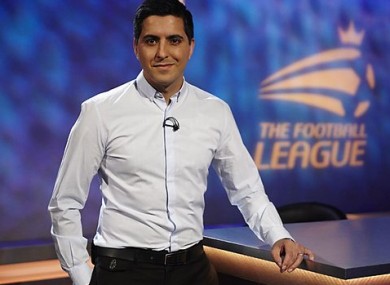 Manish: anchored the Football League Show for six years.