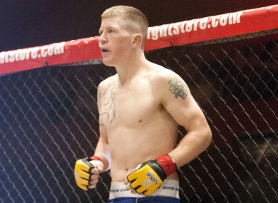 Irish UFC fighter Paul Redmond.