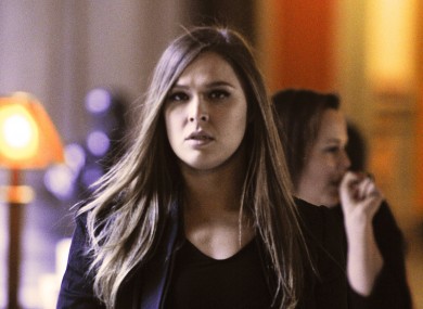 UFC women's bantamweight champion Ronda Rousey.