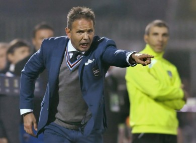 Mihajlovic spent two seasons in charge of Sampdoria.