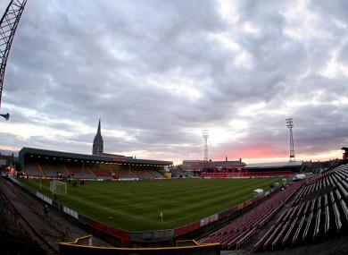 Dalymount Park in Phibsborough.
