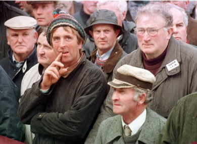 Farmers protest in Dublin, 1998