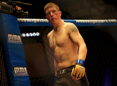 Irish UFC featherweight Paul Redmond.