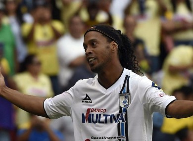 Former Queretaro attacker Ronaldinho has joined Fluminense.