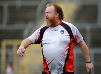 Armagh senior ladies football manager James Daly.