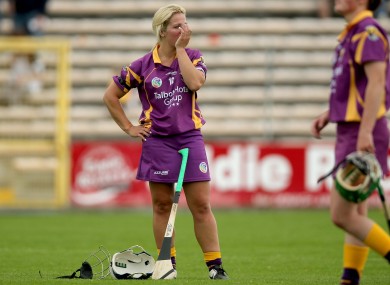 Katriona Parrock of Wexford dejected after last week's game.