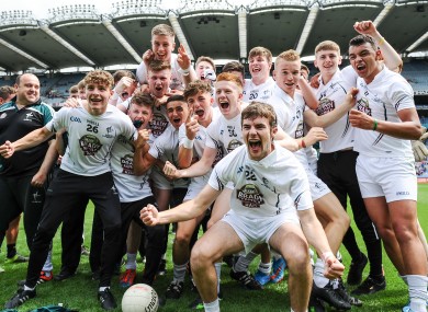 Kildare players (pictured after their Leinster final win) can look forward to an All-Ireland semi-final.