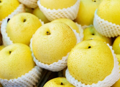 Korean pears.