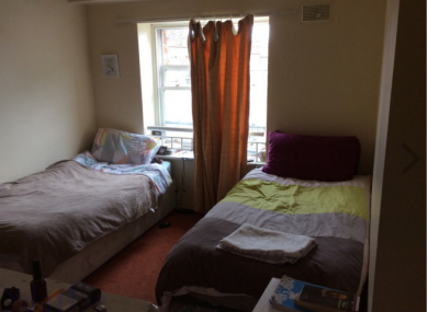 A shared room in Dublin 1 going for €275 per month.
