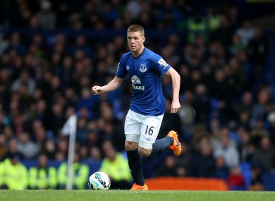 Everton's James McCarthy signed a new contract today.