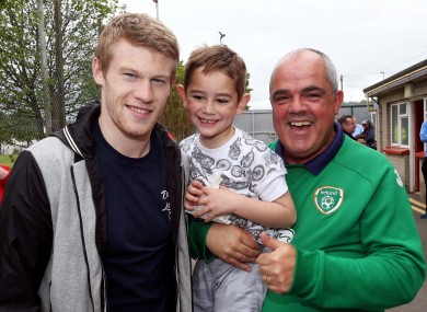 McClean's support is a timely boost for his former GAA club.