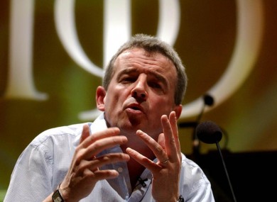 Ryanair boss Michael O'Leary speaks at the Annual Convention of the Institute of Directors, at the Royal Albert Hall.