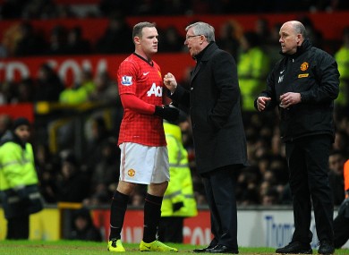 Rooney insisted he didn't hand in a transfer request.