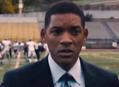 Will Smith in his role as Dr. Bennet Omalu.