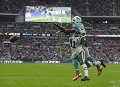 The Jets and the Dolphins played at Wembley earlier this month.