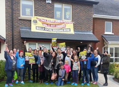 The family at the home in Blanchardstown