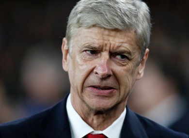 Arsenal manager Arsene Wenger