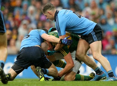 The controversial All-Ireland final incident involving Kerry captain Kieran Donaghy and Dublin's Philly McMahon.