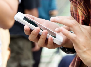 A Thai university has installed a mobile phone lane