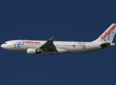File photo of an Air Europa plane.