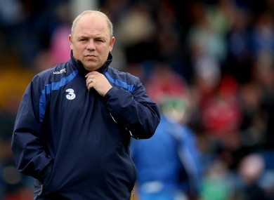 Waterford manager Derek McGrath.