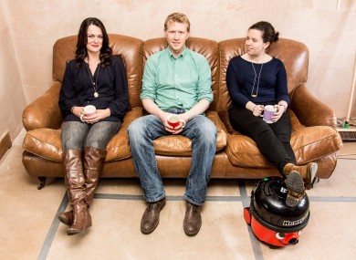 The Hassle founding team including Jules Coleman, right