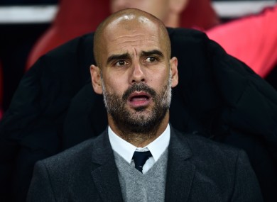 Pep Guardiola is set to depart Bayern in the summer.