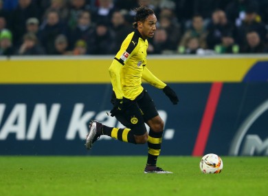 Borussia Dortmund attacker Pierre-Emerick Aubameyang has been in fine form this season.