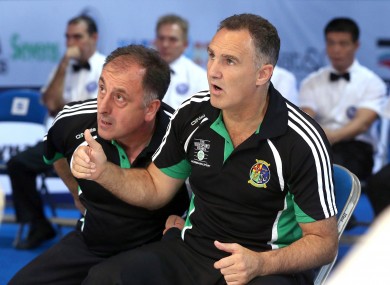 Antia, left, and Walsh worked side by side to deliver international success in Irish boxing.