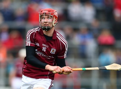 Galway hurler Cathal Mannion starred for NUI Galway.