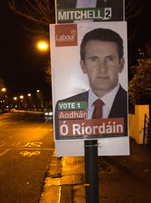 Posters in the 'constituency of death', Dublin Bay North.
