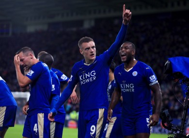 Jamie Vardy has been a revelation for Leicester this season.