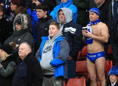 Everton fans feature prominently in our favourite moments of the month.