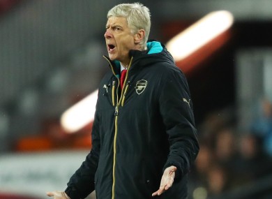 Arsenal manager Arsene Wenger.