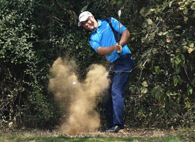 Padraig Harrington struggled at the Indian Open.