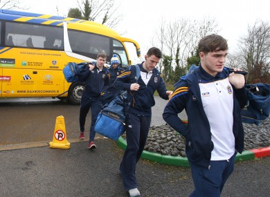 The Roscommon players will have to bus it to Pearse Park in Longford this weekend.