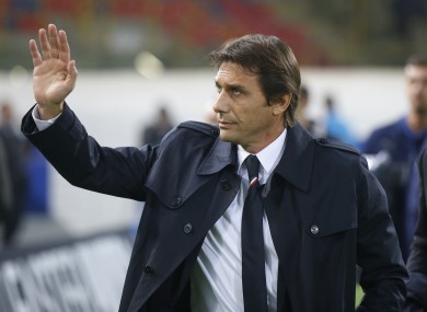 Conte: Italian coach will head for London after Euro 2016.