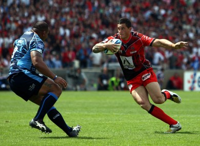 Williams: All Black code-breaker played for Toulon in 2008.