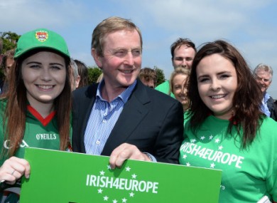 Taoiseach Enda Kenny pictured in London yesterday