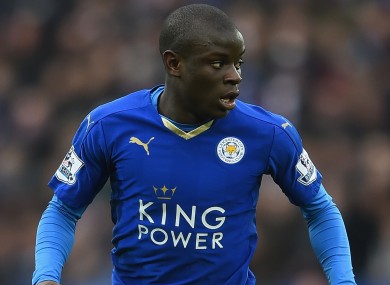 kante leicester jersey