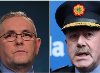 John McGuinness (L) claims the meeting came before McCabe's appearance at the PAC.