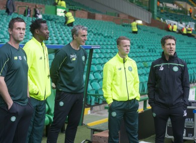McGuinness alongside former manager Ronny Delia last year.