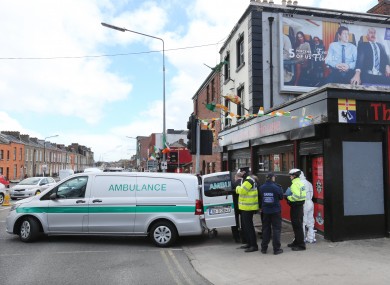The aftermath of the killing of Michael Barr.