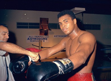 Muhammad Ali (file pic).