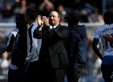 Rafa Benitez has decided to stay on at St James' Park.