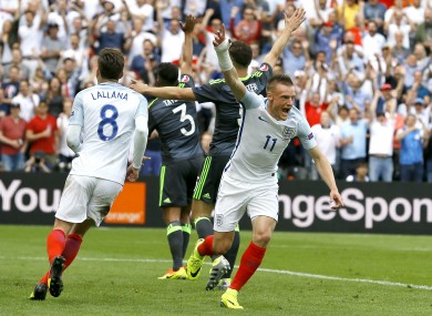 Jamie Vardy could potentially do the Irish team a favour tomorrow.
