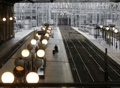 Gare du Nord train station, in Paris.