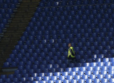 Empty seats at the Stadio Olimpico: this could be a familiar sight at Lazio games next season.