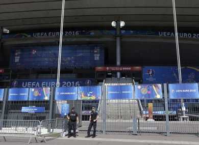 Security is high in Paris.
